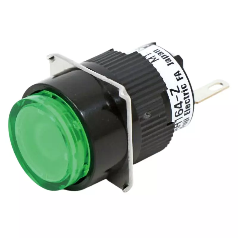 Fuji Electric Indicator Light Illuminated Green, AH164-ZGM1