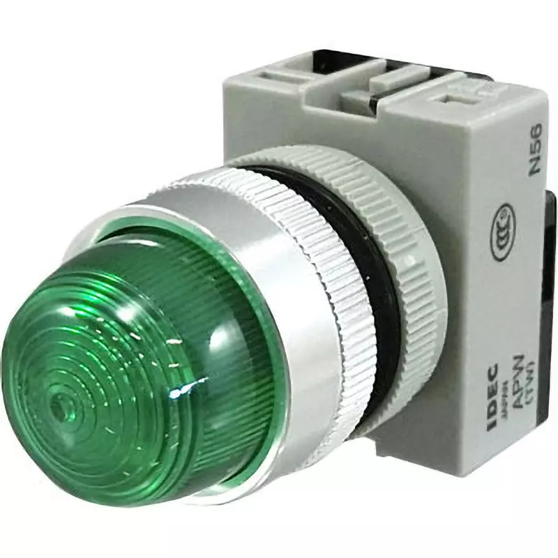 IDEC Tw Series Pilot Light (Round Led) 22 Mm Mounting Hole Diameter, Apw222Dg