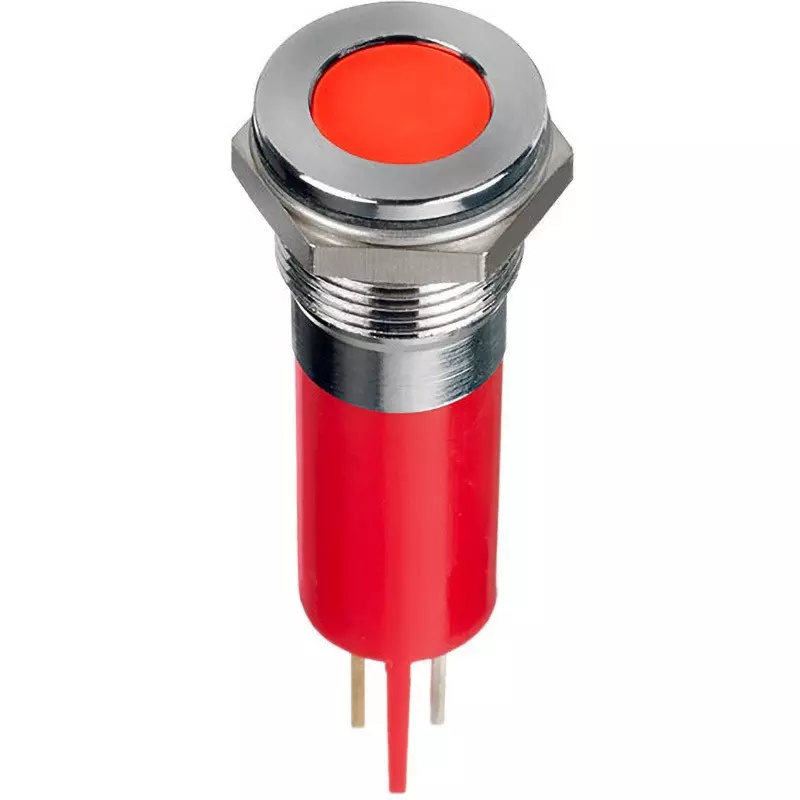 IDEC Q Series + Led + Indicator Light 12 Mm Mounting Hole Diameter, Q12F1Cxxhy24Ae