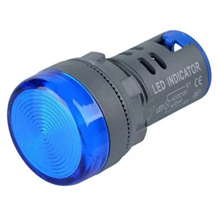 Congnitor LED Indicator Blue 22 mm Mounting Diameter 220 VAC (Pack of 10)