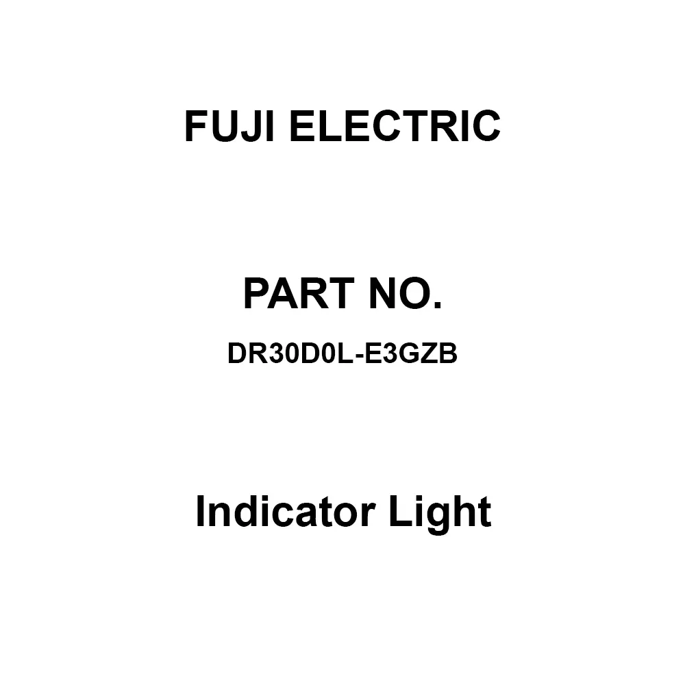 Fuji Electric Indicator Light AC/DC 24 V Round Green, DR30D0L-E3GZB