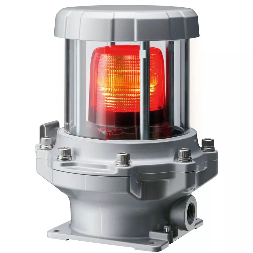 PATLITE Explosion-Proof Led Flash Indicator Light 4.5 W Rated Power Consumption DC24 V Rated Voltage REL-24-R