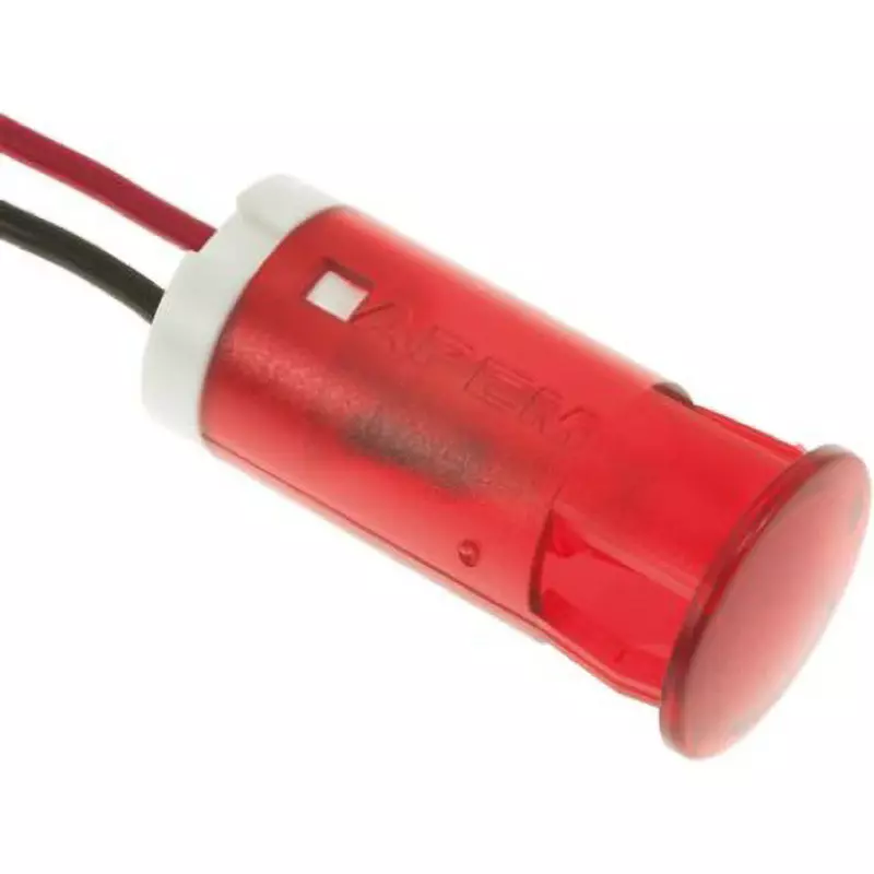 APEM Pilot Lamp 20 mA Rated Current 12 V DC Rated Voltage Red Light Colour, QS123XXR12