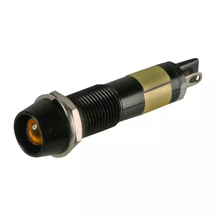 DIALIGHT PANEL INDICATOR, 9.5MM, ORANGE, 12VDC, 679-2322-333F