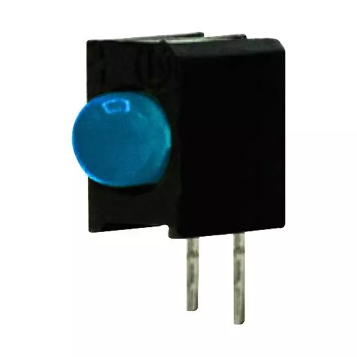 DIALIGHT CKT BOARD INDICATOR, BLUE, 16MCD, TH, 551-2809F