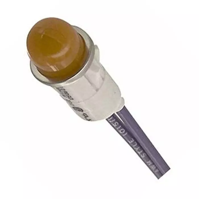 VCC LAMP, INDICATOR, INCANDESCENT, 16MM, AMBER, 1090A3-28V