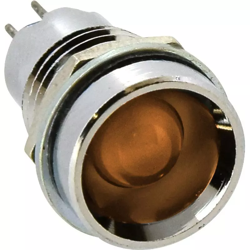 IDEC Up Series Led Type Small Indicator Light (Round Flat Type) 10 Mm Mounting Hole Diameter, Up1-17A