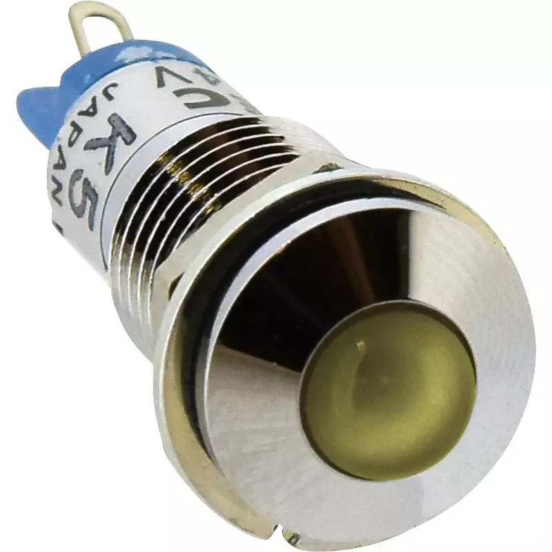 IDEC Up Series Led Type Small Indicator Light 10 Mm Mounting Hole Diameter, Up1P-2418Y