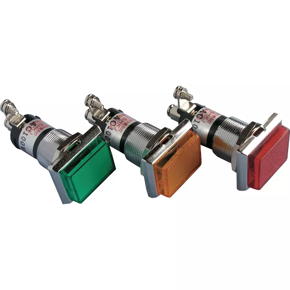 SAKAZUME ELECTRIC LED Indicator Light AC100 V Rated Voltage 2.5 to 8 mA Rated Current, DO8-16HKJ-AC100V-O/O