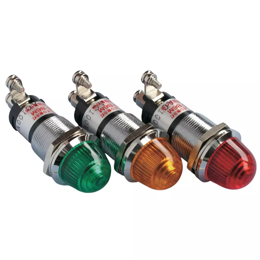 SAKAZUME ELECTRIC LED Indicator Light AC100 V Rated Voltage 2.5 to 8 mA Rated Current, DO8-B6M-AC100V-O/O