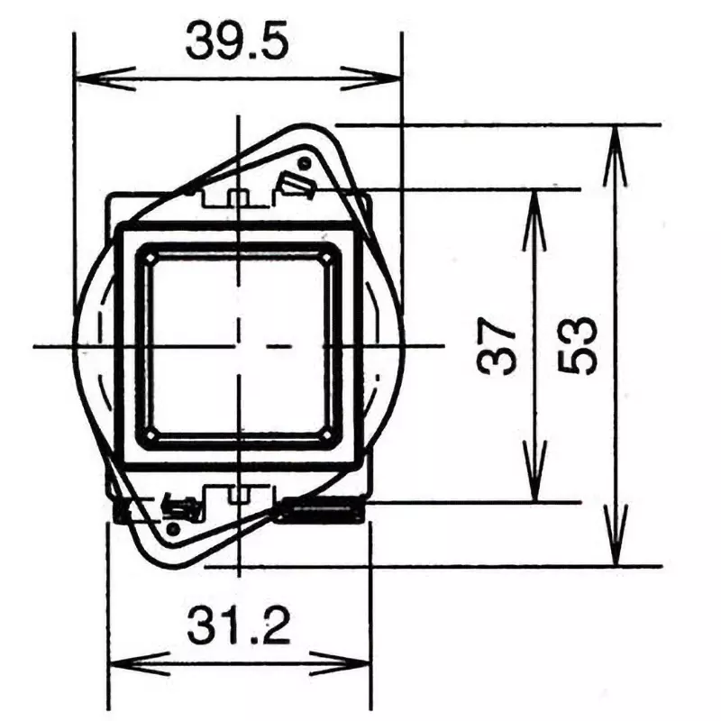 IDEC TWS Series Resin Ring LED Pilot Light Regular Shape and 25 mm Mounting Hole Dia, UPQS1B26DNR