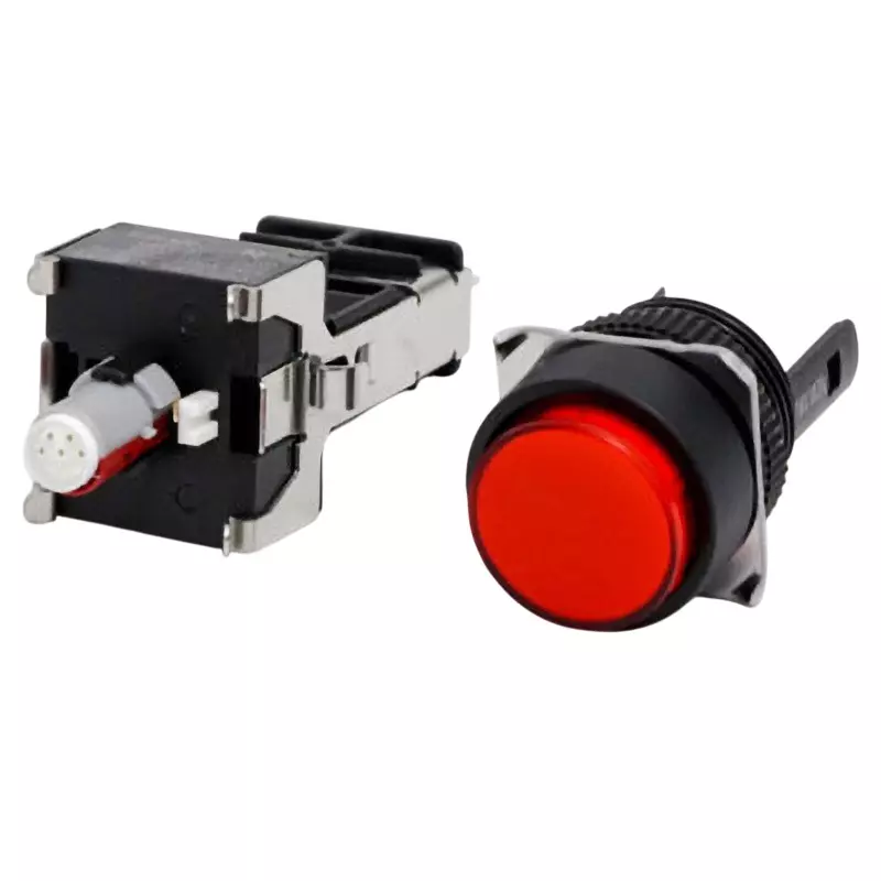 Omron Solder Terminal Indicator Light Round IP40 Φ16 mm, M16-TR-T1