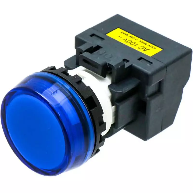Omron Push-In Plus Indicator Light Round Body Φ22 mm Blue, M22N-BC-TAA-AD-P