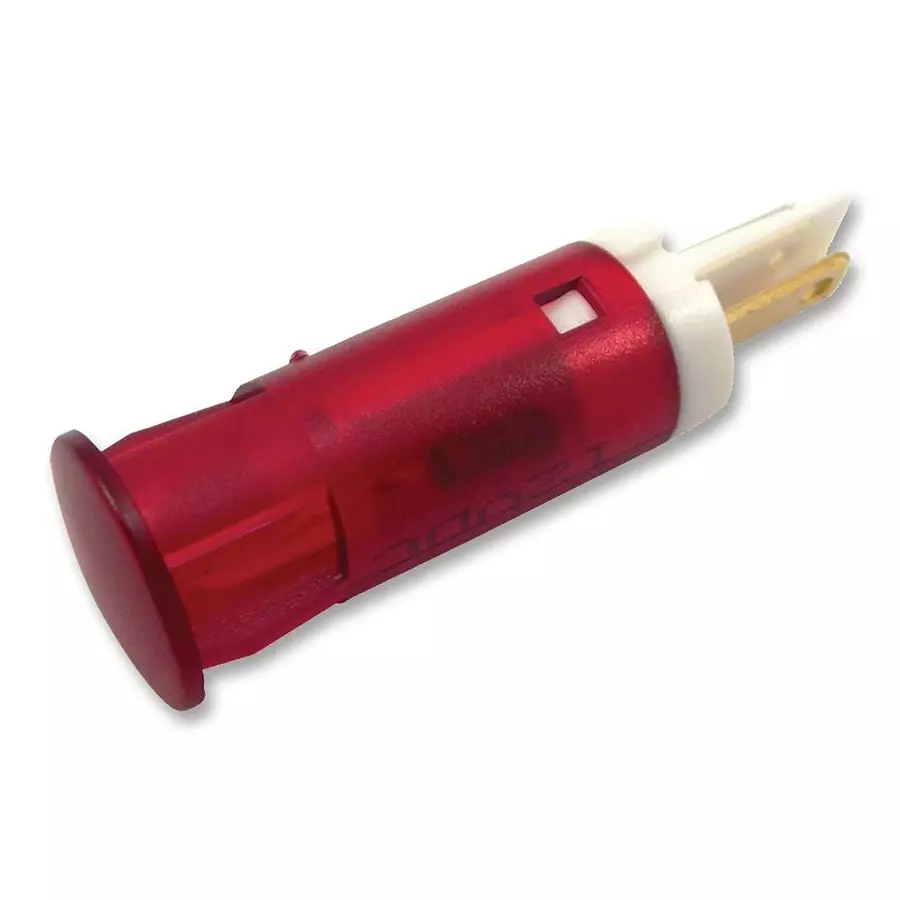 APEM INDICATOR, LED PANEL MNT, 10MM, RED, QS101XXR12