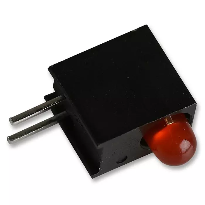 DIALIGHT LED, PCB, 3MM, HE-ORANGE, 551-2507F