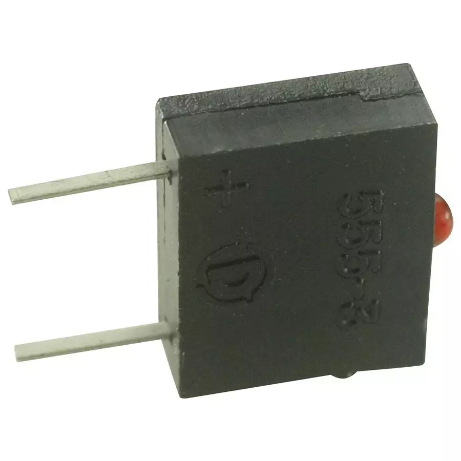 DIALIGHT INDICATOR, LED PCB, 2MM, RED, 1.6V, 555-3001F.