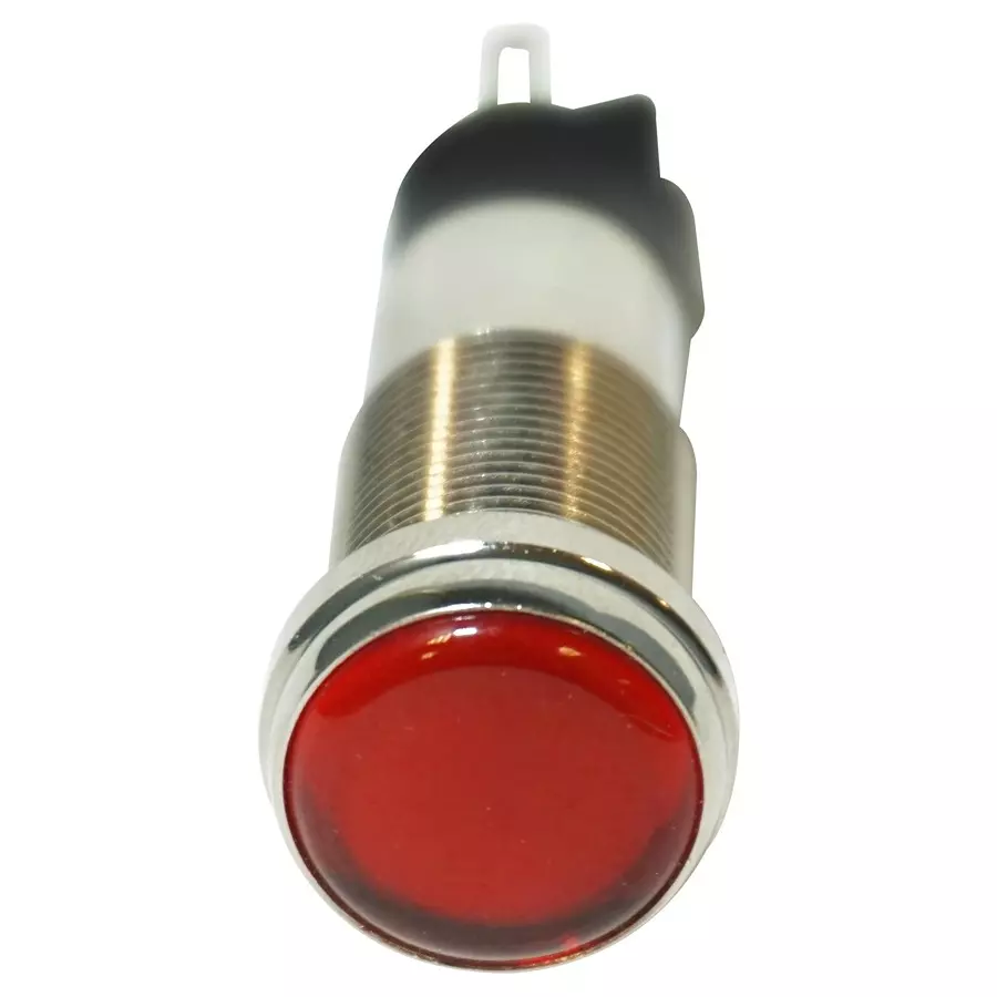 DIALIGHT LED INDICATOR, PANEL, 12.7MM, RED, 120V, 656-1105-304F.