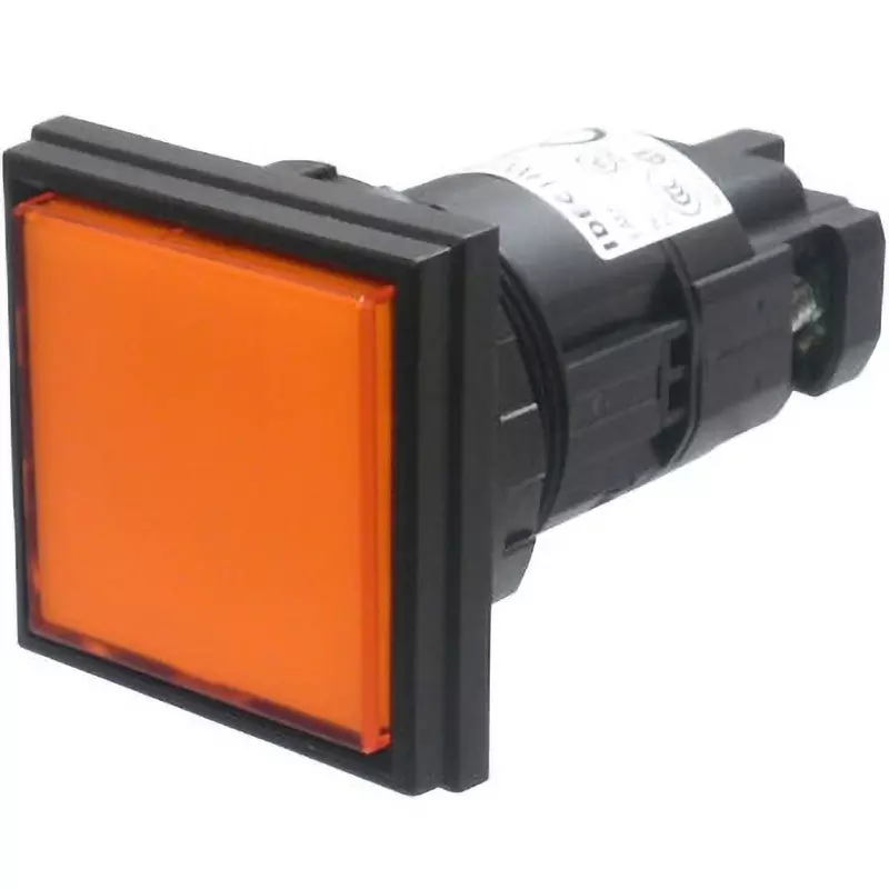 IDEC Hw Series Pilot Light Square Flat Type M3.5 screw terminal Amber, HW2P-1Q4A