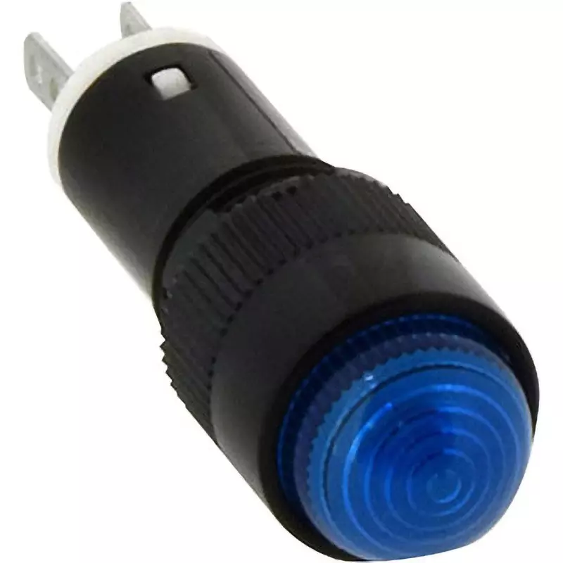 IDEC Ap Series Led Type Small Indicator Light (Round Projection Type) 10.1(+0.2 - 0) Mm Mounting Hole Diameter, Ap1M222S