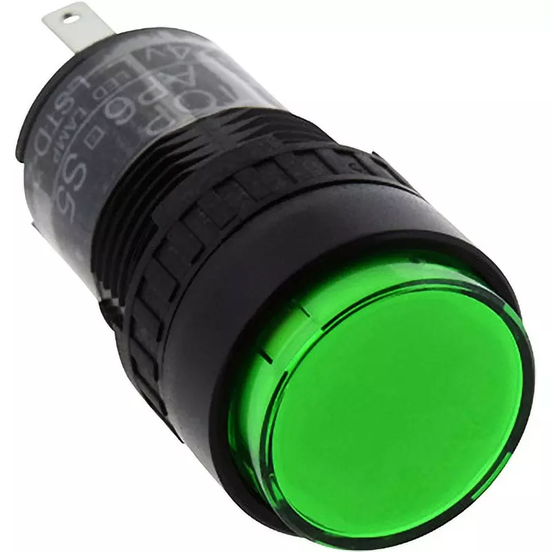 IDEC Ap6S Series Small Indicator Light (Round) 16 Mm Mounting Hole Diameter, Ap6Ms53G