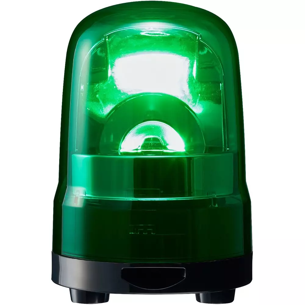 PATLITE Beacon Light AC100 V Voltage Green Color With buzzer Correction, SKH-M2B-G