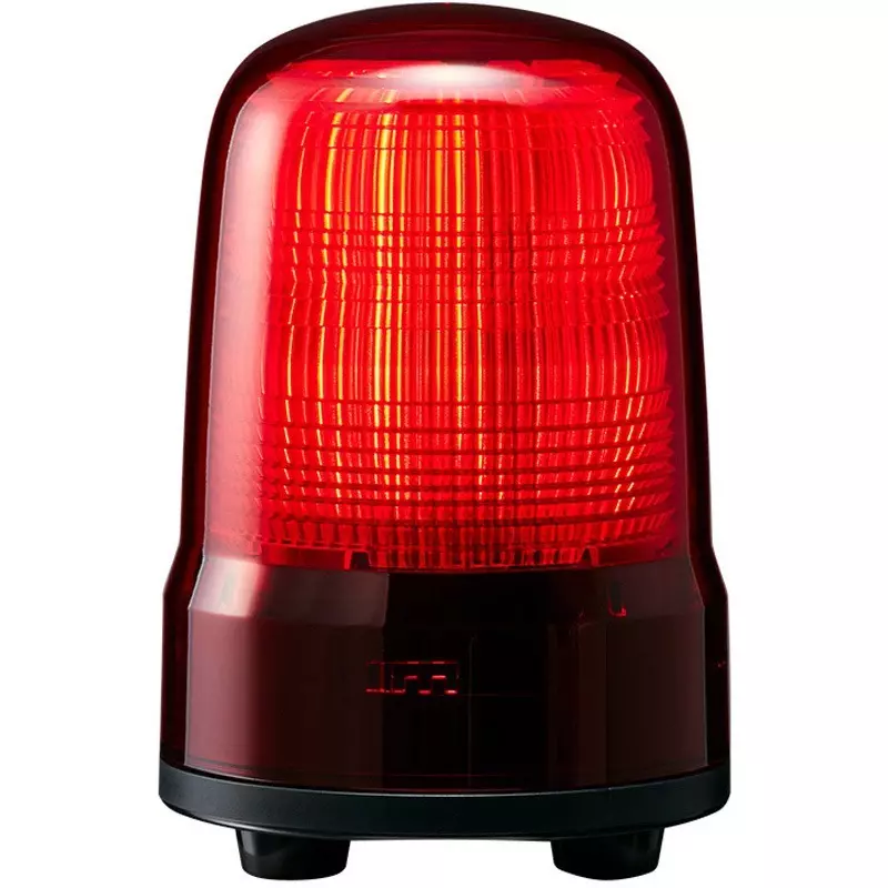 PATLITE Indicator Light AC 100 to 240 V Voltage 3-point bolt foot Mounting Cabtyre cable Wiring Connections SL08-M2JN-R