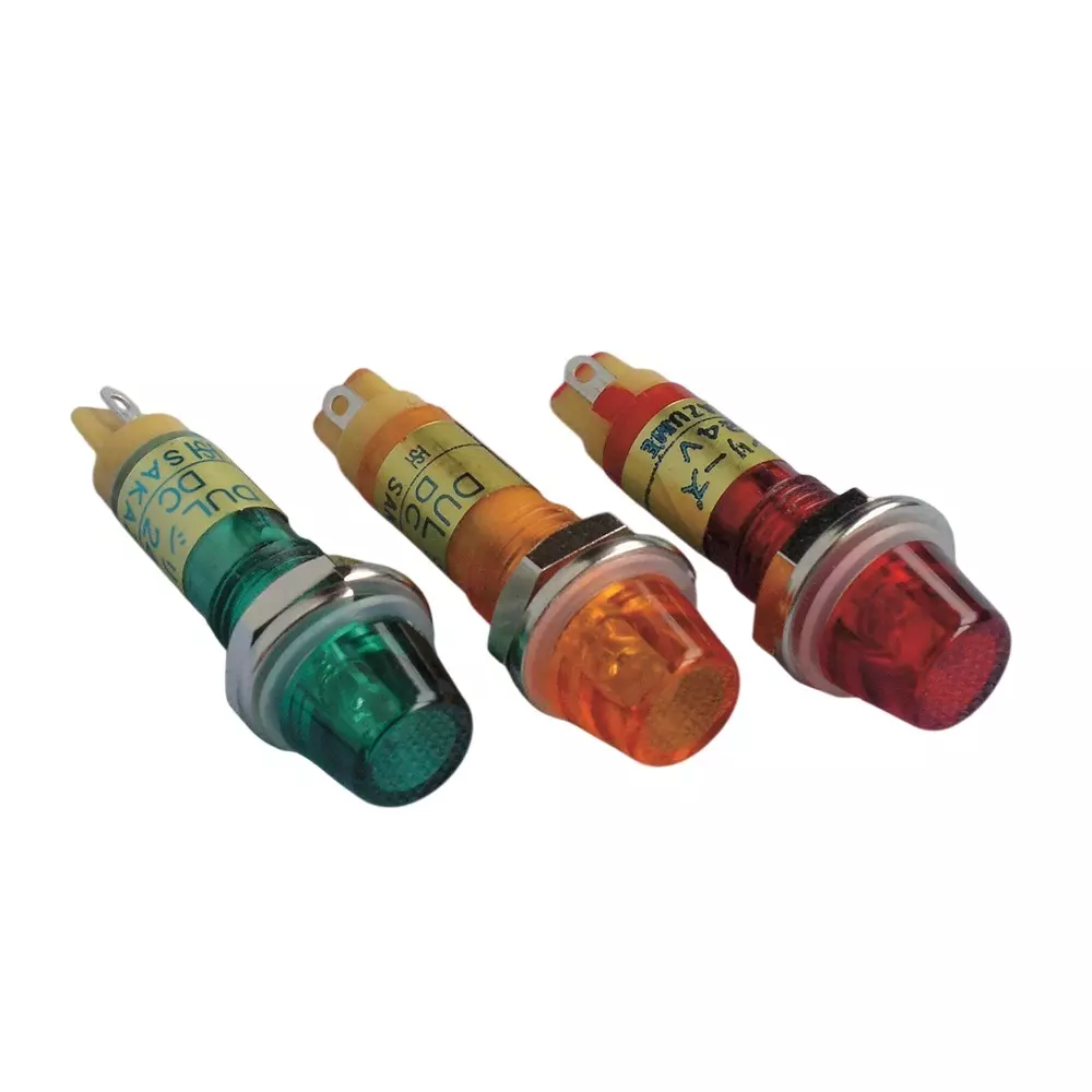 SAKAZUME ELECTRIC LED Indicator Light DC 24 V Rated Voltage 11 mA Rated Current, DUL-7H-IP-DC24V-R/R