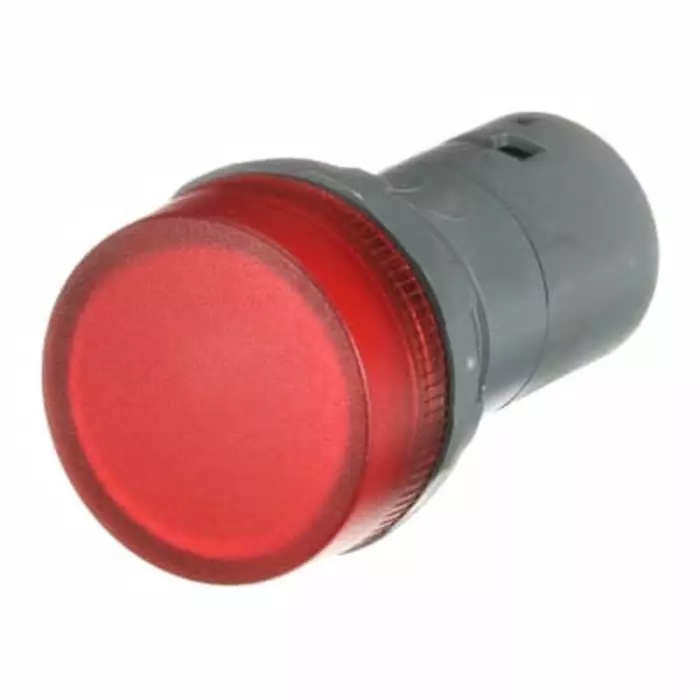 ABB Panel Mount Red LED Pilot Light, 22mm Cutout, IP66, IP67, IP69, Round, 230 V AC, 1SFA619403R5231CL2-523R