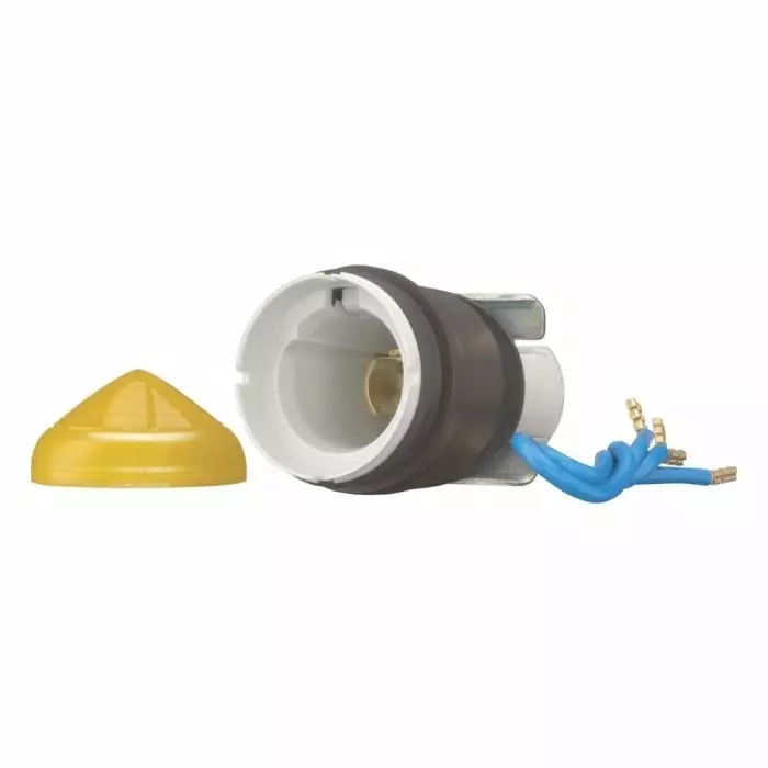 EATON Panel Mount Yellow LED Indicator, 22.5 mm Cutout, IP67, IP69K, Round, 208691 L-Y