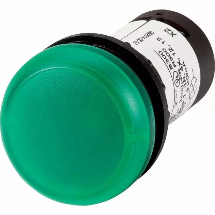 EATON Panel Mount Green LED Indicator, 22.5 mm Cutout, IP67, IP69K, Dome, 121646 C22-L-G-230-picture-16