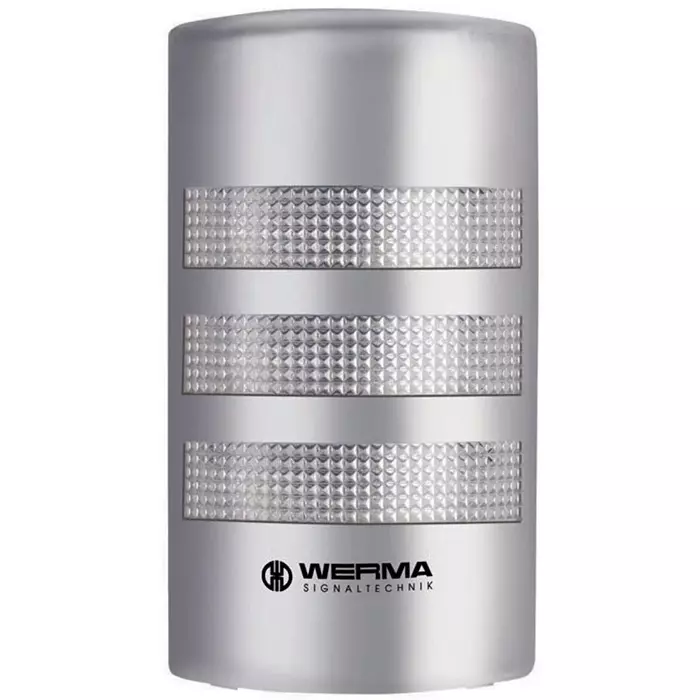 Werma Signal Tower FlatSIGN Series Red/Green/Yellow Buzzer 3 Lights 115-230 V, 691.400.68