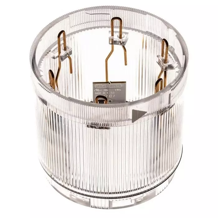 Werma Beacon Unit KombiSIGN 70 Series Clear Steady Effect 24 V LED Bulb AC DC IP54, 843.400.55