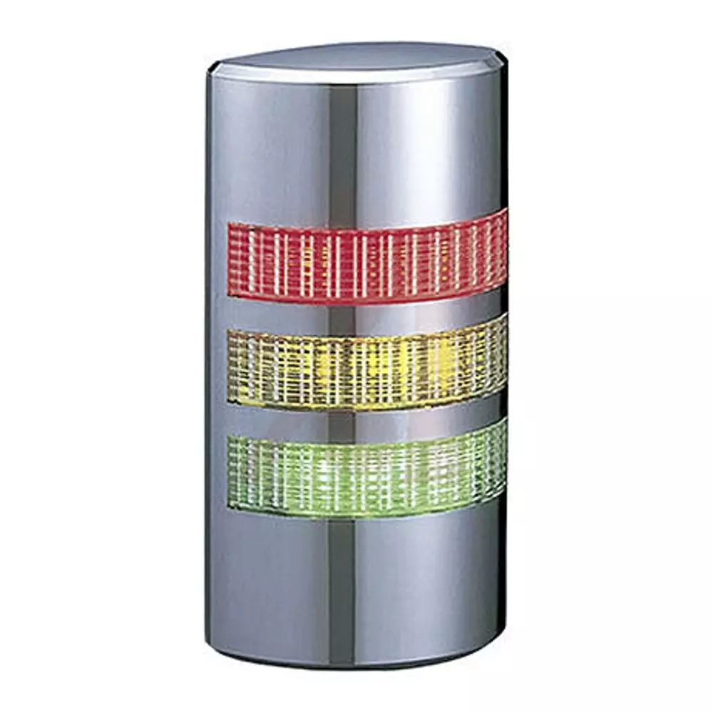 Patlite WE Series Clear Signal Tower 3 Lights 24 V AC/dc Wall Mount, WE-302-RYG