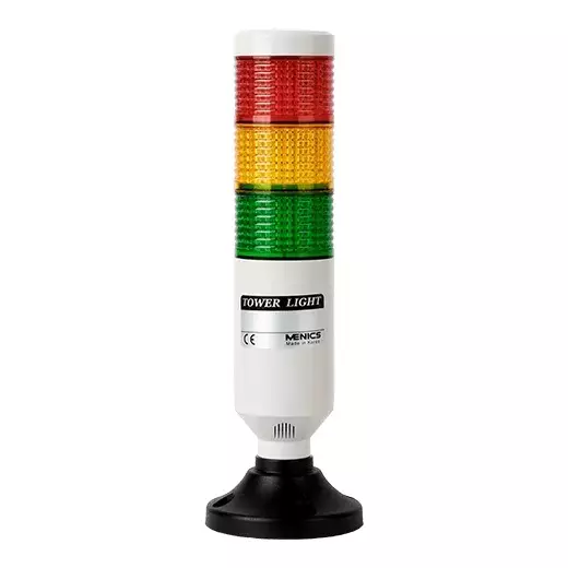 Autonics Tower Lamp ≥100 mΩ (500 VDC Megger) Insulation Resistance 24 VAC/DC, PL4GB-302-RYG