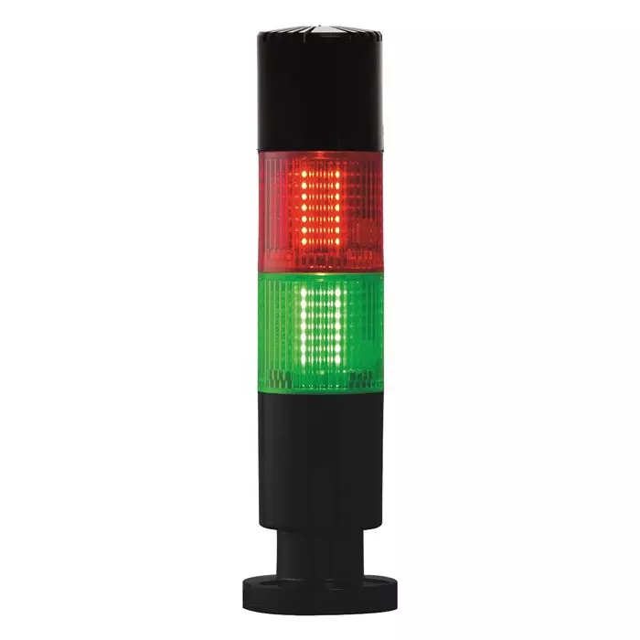 MULTICOMP PRO TWS Light Tower Green, Red Lens 2.0 Tier 72 dB SPL, MP014814