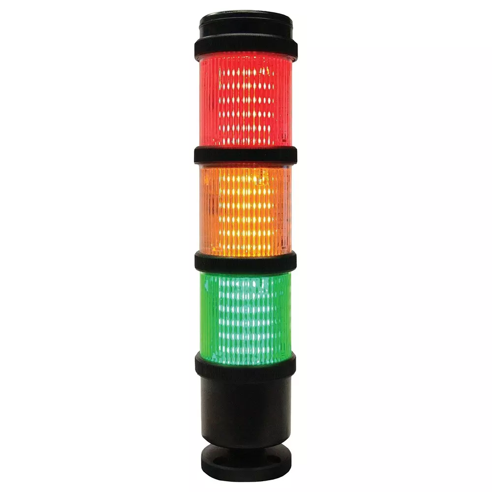 MULTICOMP PRO TWS Light Tower Amber, Green, Red Lens 3.0 Tier IP66, MP014817