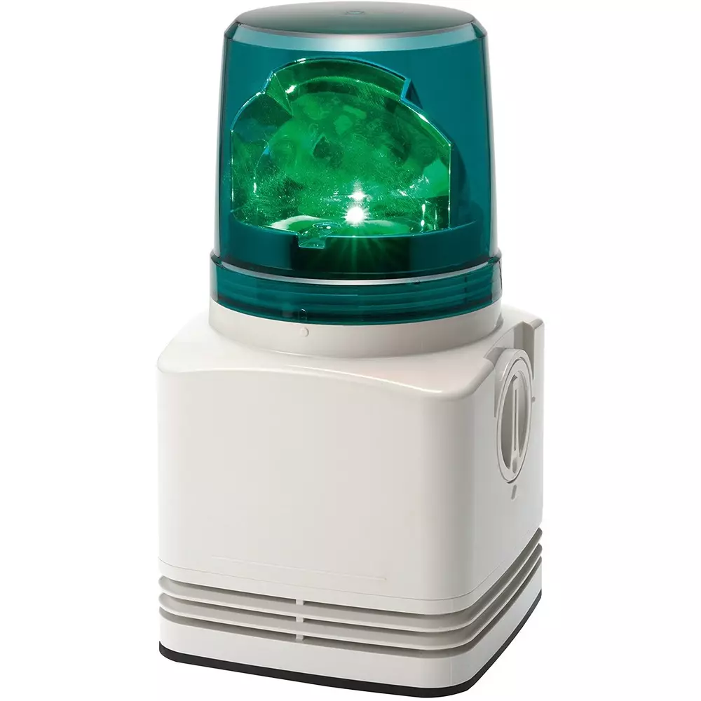 PATLITE LED Revolving Light AC100 Green, RFT-100A-G