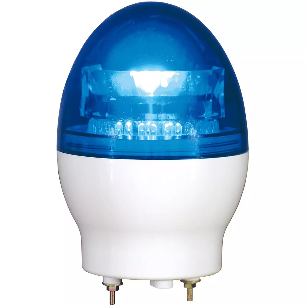 Nikkei LED Rotating Light 2 W Power Consumption Blue, VL11F-D24NB