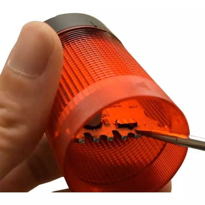 Werma Beacon Tower KombiSIGN 40 Series Green Flashing Effect 24 V DC LED Bulb IP66, 634.220.55