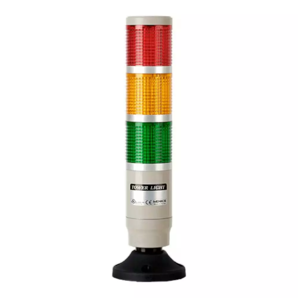 Autonics Tower Lamp ≥100 mΩ (500 VDC Megger) Insulation Resistance 220 VAC, MT4B-3CLP-RYG