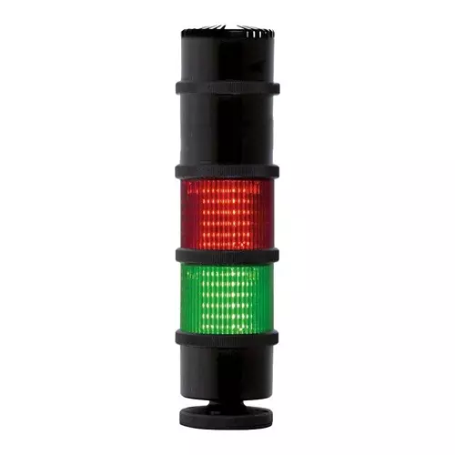 MULTICOMP PRO TWS Light Tower Green, Red Lens 2.0 Tier 103 dB SPL, MP014830