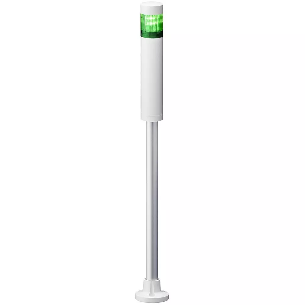 PATLITE Stacked Signal Light Signal Tower AC 100-240 V Rated Voltage Φ40 mm Outer Dia, LR4-1M2PJNW-G
