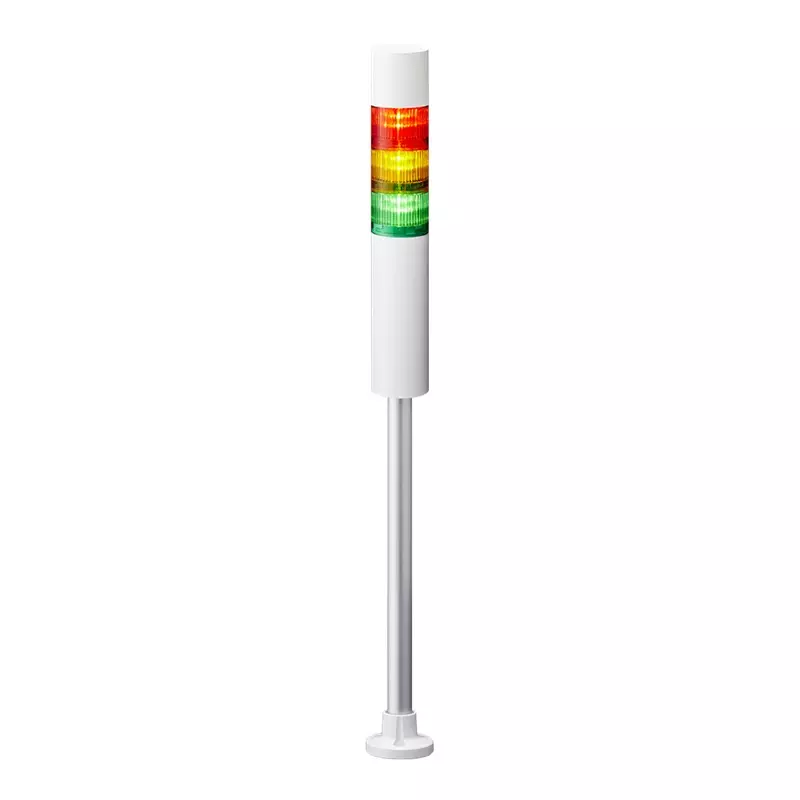 Patlite Signal Tower Light with Buzzer/Flashing, 60 mm