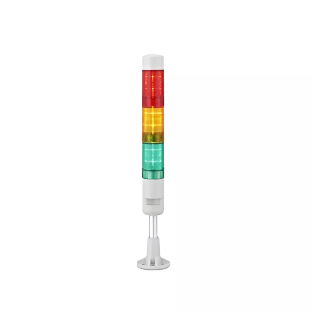 PATLITE Signal Towers Light Continuous light With Buzzer 45 mm (1.77 inch) IP65 Rated Red, Amber, Green, MR4-302B-RYG