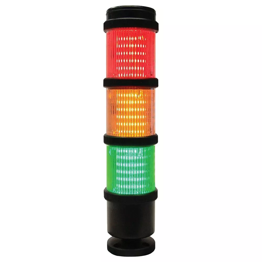 MULTICOMP PRO TWS Light Tower Amber, Green, Red Lens 3.0 Tier IP66, MP014821