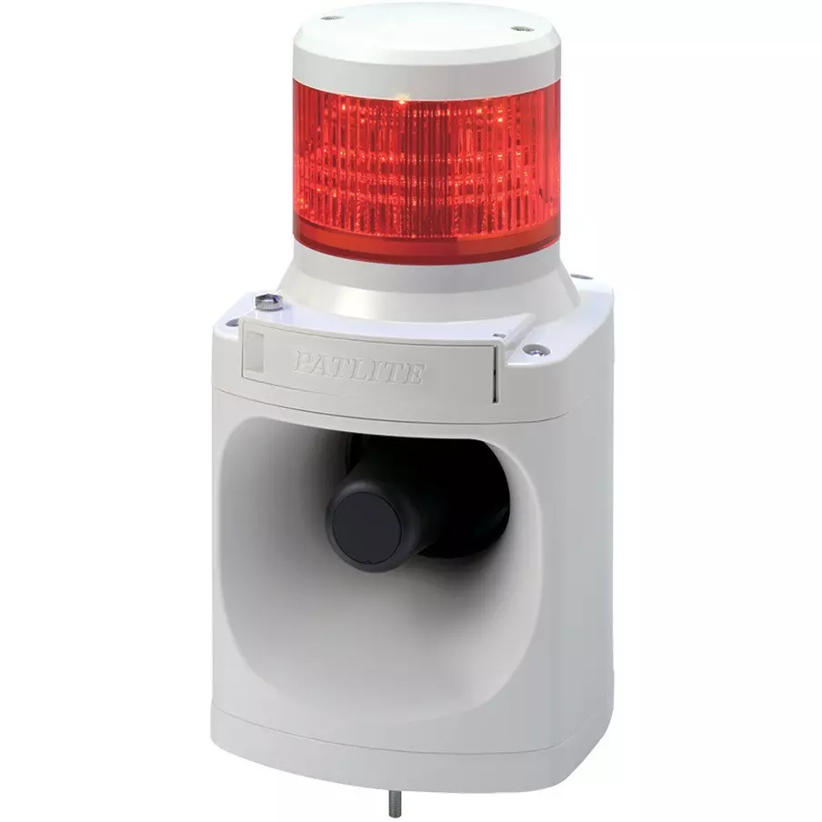 PATLITE Stacked Signal Light 1 Tier Red Color, LKEH-102FVPUL-R+V0212