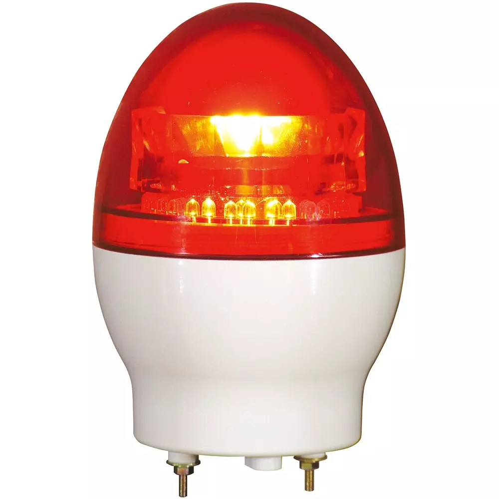 Nikkei LED Rotating Light 2 W Power Consumption Red, VL11F-D24NR