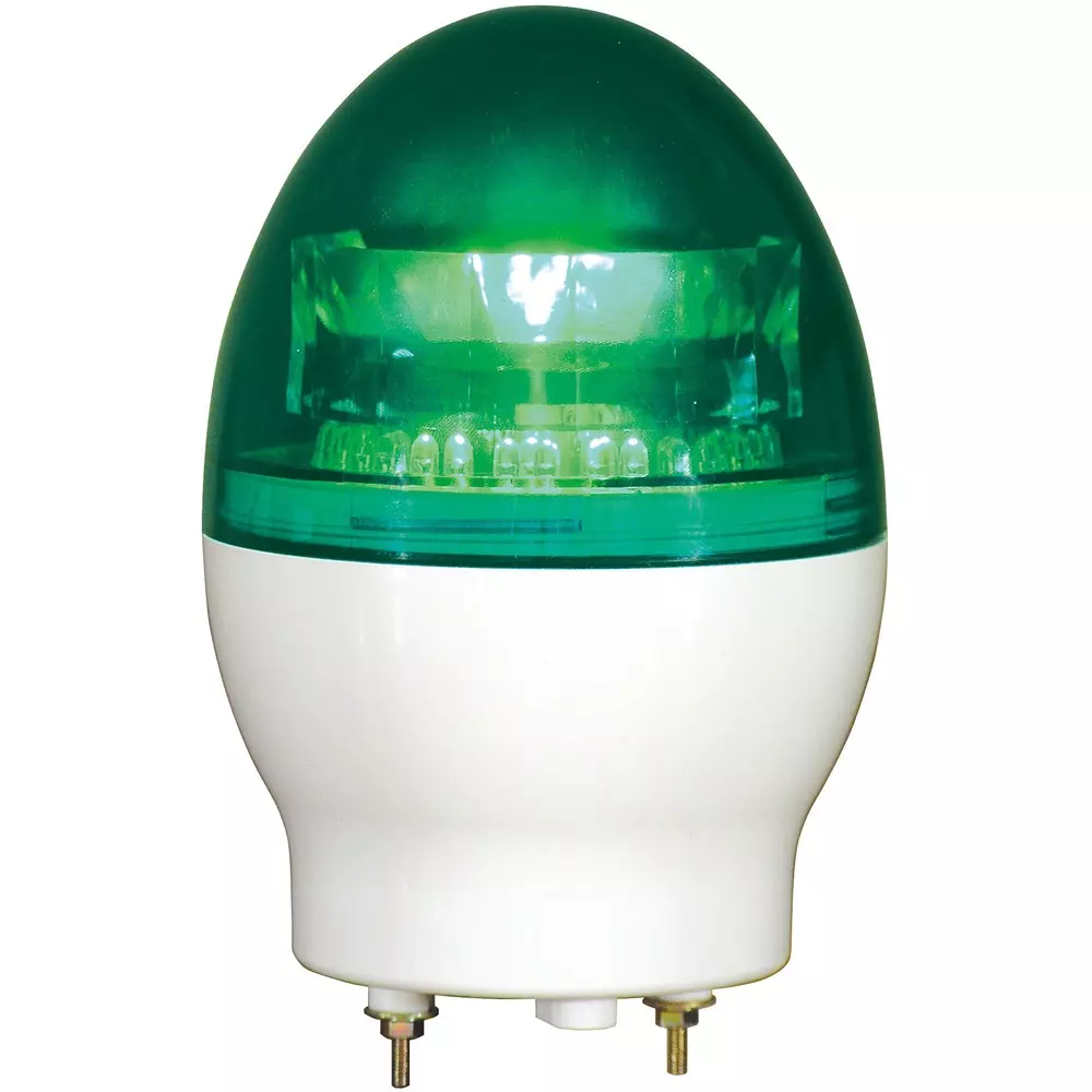 Nikkei LED Rotating Light 2 W Power Consumption Green, VL11F-D24NG