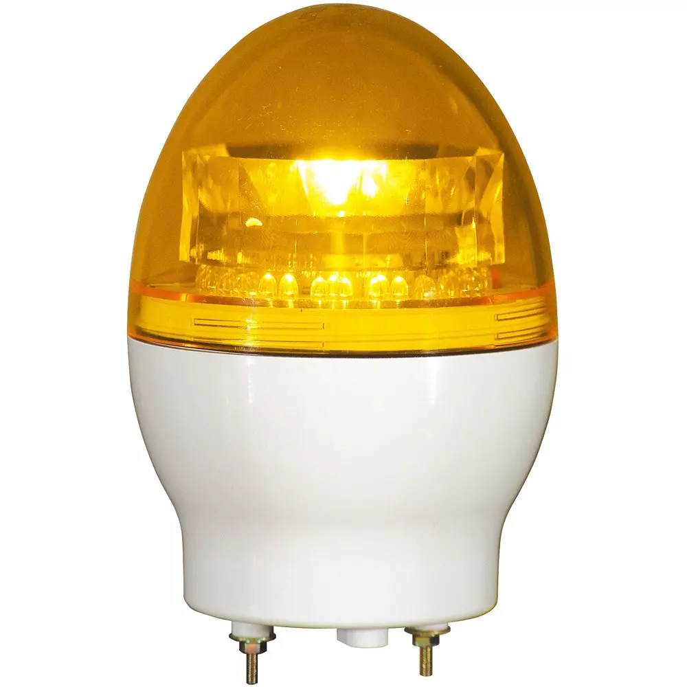 Nikkei LED Rotating Light 1.2 W Power Consumption Yellow, VL11F-D12NY/M