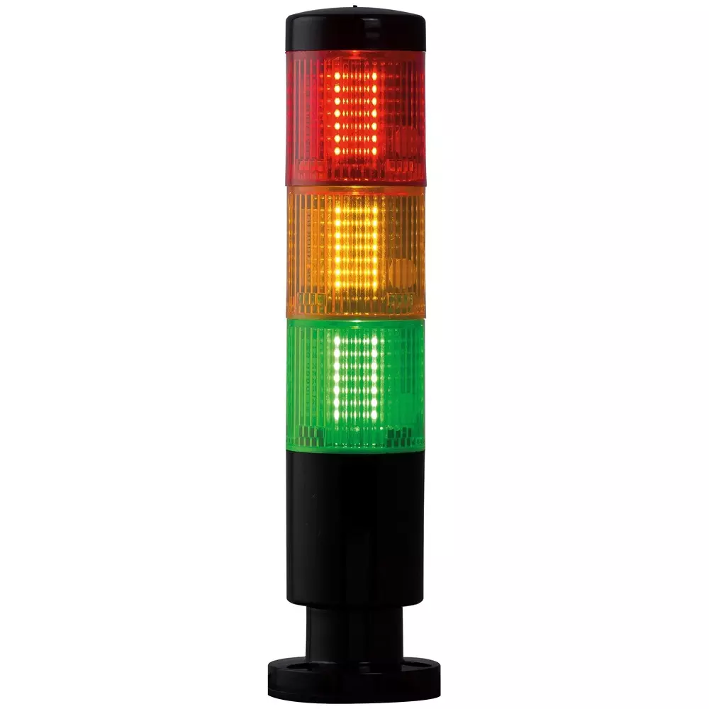 MULTICOMP PRO TWS Light Tower Amber, Green, Red Lens 3.0 Tier IP65, MP014813